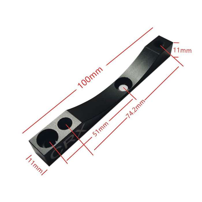 Electric Scooter Hydraulic Brake Adapter Kit Aluminum Piston Parts for M365 Pro Black & Red