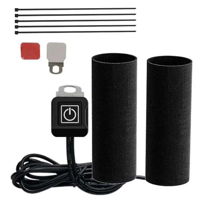 Electric Scooter Heating Handle Grip 12v 3-gear Waterproof Thermal Handlebar Heater Warmer for Moto