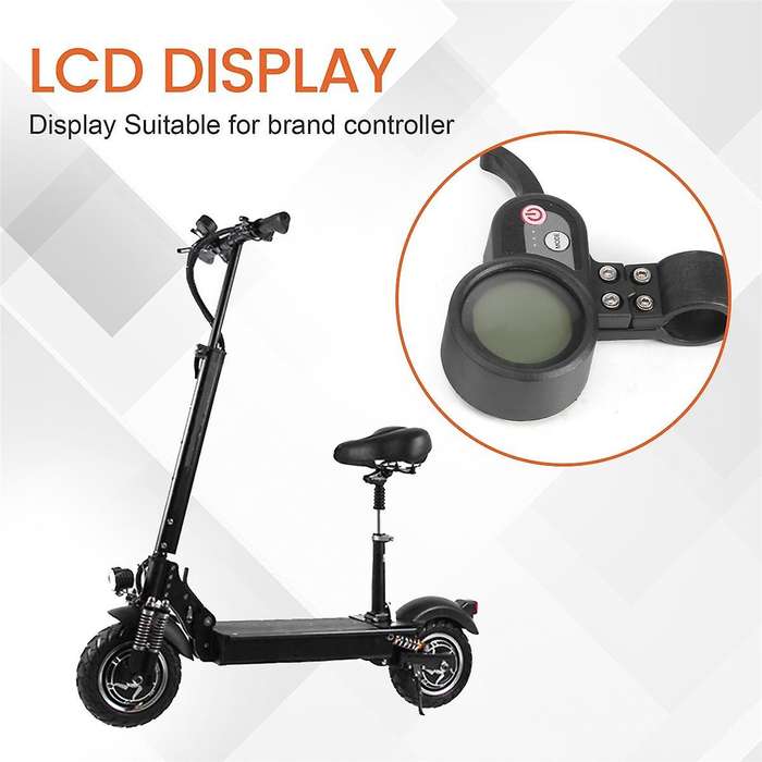 Electric Scooter LCD Screen with Accelerator Use for 10Inch Electric Display,52V