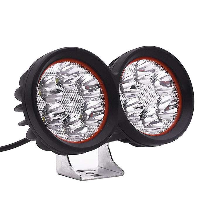Electric Scooter Led Headlight Lamp Super Bright Scooter 6 Led Fog Spotlight Working Spot Light 12-8
