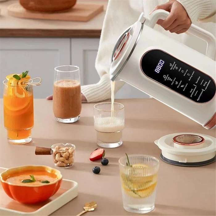Electric Soy Milk Wall Breaking Machine 10-Leaf Blade Machine Juicer Blender Mixer Soybean Milk Make