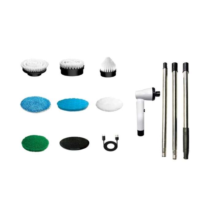 Electric Spin Scrubber, Electric Bathroom Cleaning Brush Suitable for Cleaning Walls/Floors/Bathroo