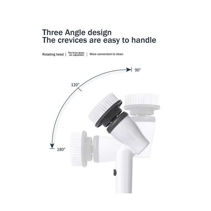 Electric Spin Scrubber, Electric Bathroom Cleaning Brush Suitable for Cleaning Walls/Floors/Bathroo