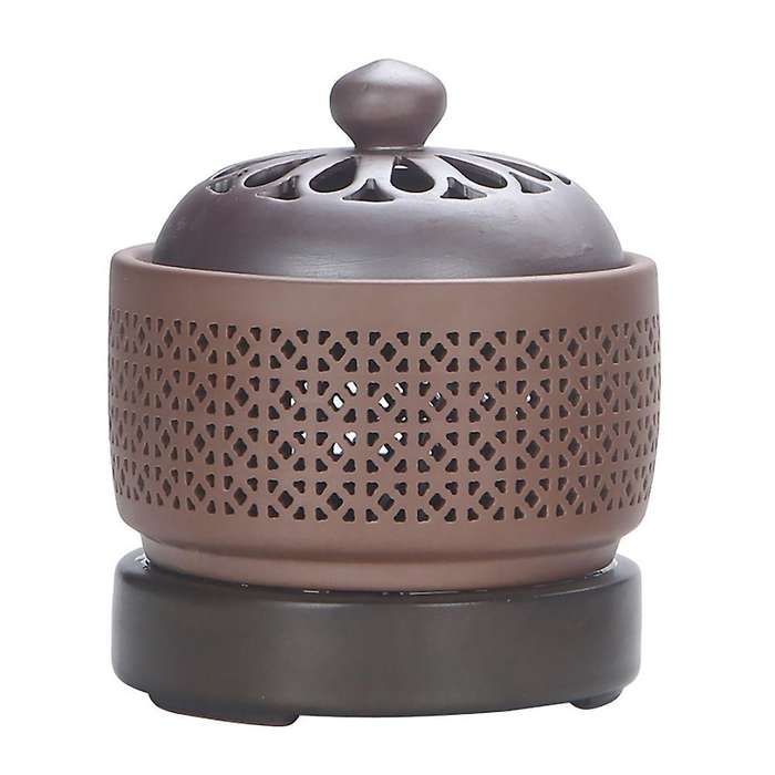 Electronic Aromatherapy Electric Incense Burner Essential Oil Night Light 220V Timing Temperature Ad