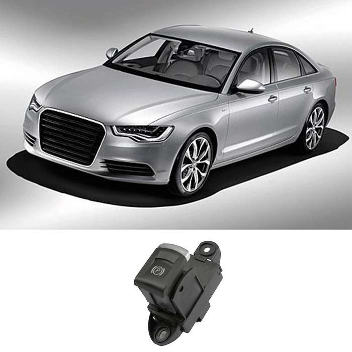 Electronic Parking Brake Handbrake Switch Button Fit for - A6 C6 A6 Allroad S6 RS6 4F1927225A 4F1927