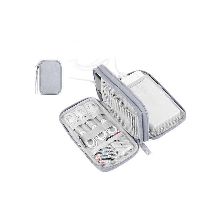 Electronics Organizer,travel Cord Organizer Bag,water Resistant Double Layers Pouch Carry Case For