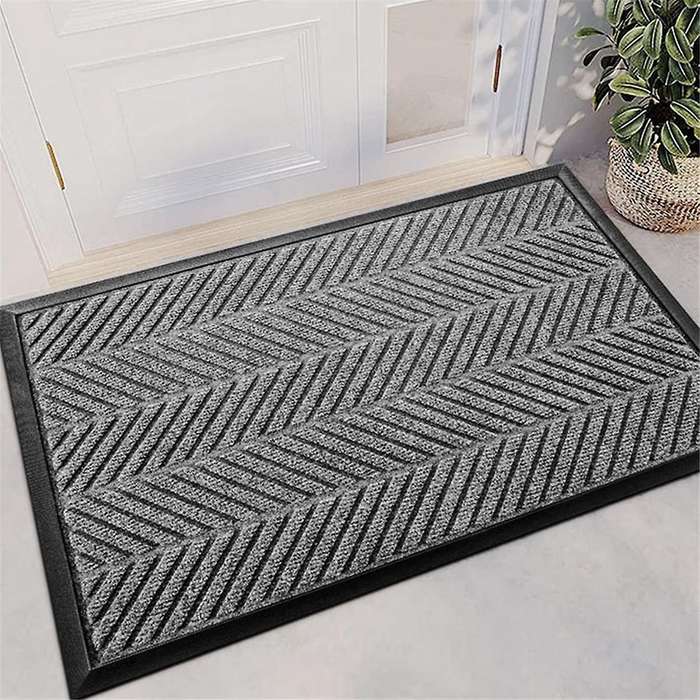 Embossed Type Non- Heavy Duty Rubber Barrier Mat Hallway Kitchen Runner Rug Door Mat