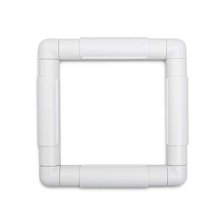 Embroidery Clip Frame 6 Inch Square Frames with Embroidered Fabric Cloth Household DIY Craft Sewing
