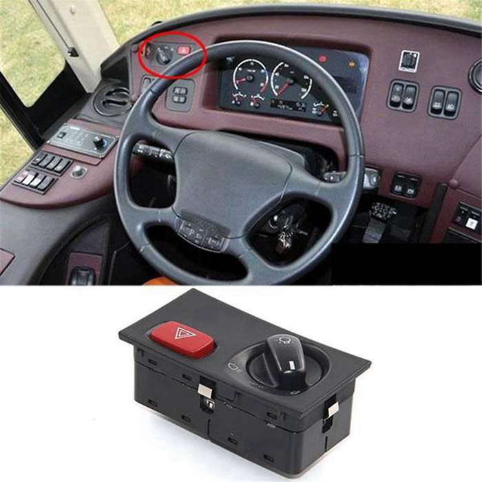 Emergency Light Panel Warning Light Panel Headlight Switch Truck Accessories for 1540673