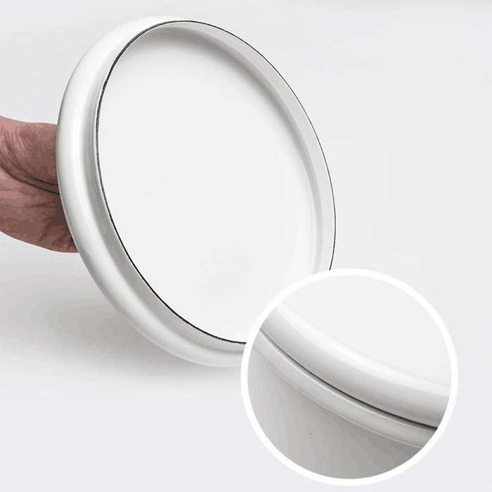Enamel Small Milk Pot Thickened Soup Pot with Lid Enamel White Pot Soup Induction Cooker