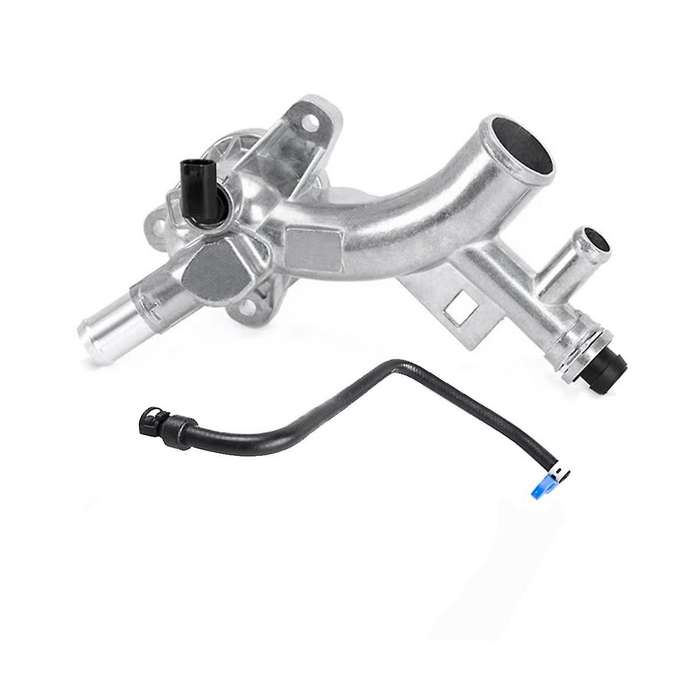 Engine Coolant Housing Water Outlet Aluminum with Hose for Cruze, , and 1.4l - 25193922, 13251447