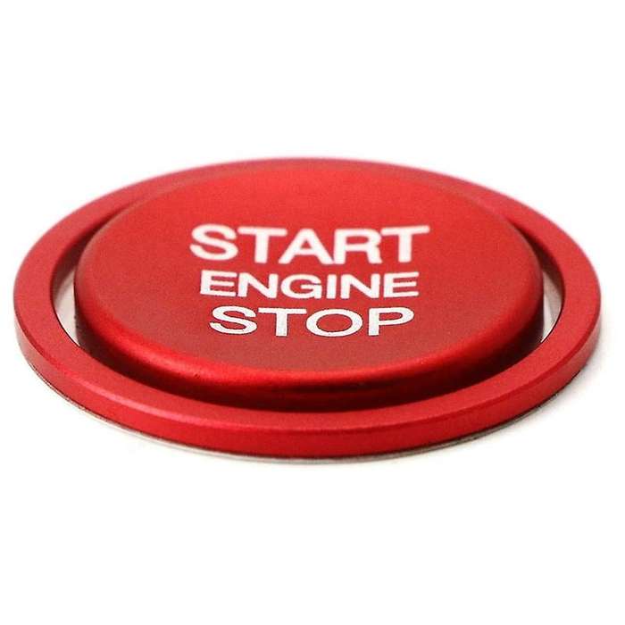 Engine Push Start Button with Surrounding Ring Trim Compatible for Golf Atlas CC , Etc