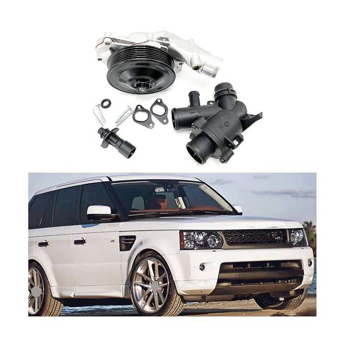 Engine Water Pump Kit 3.0l V6 5.0l V8 for Lr4 Sport - Xf Xj Xe Xk Xjr Lr097165 Lr073711