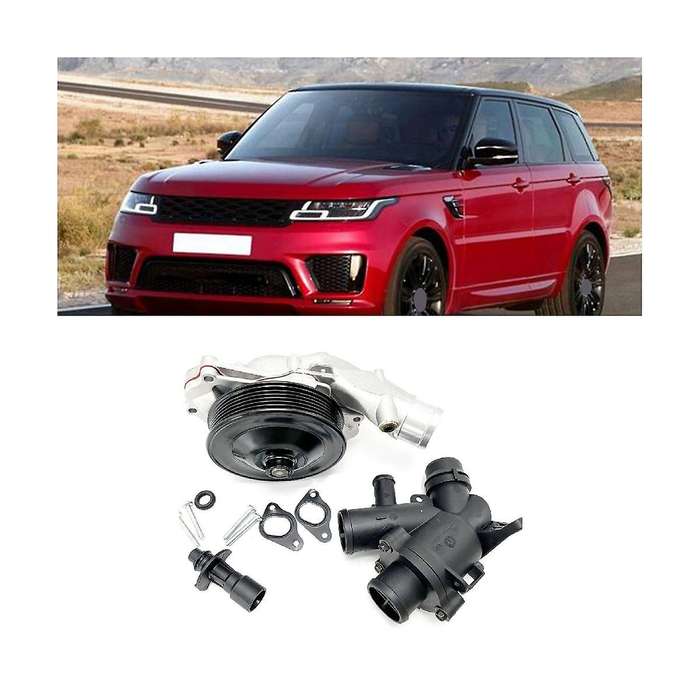 Engine Water Pump Kit 3.0l V6 5.0l V8 for Lr4 Sport - Xf Xj Xe Xk Xjr Lr097165 Lr073711