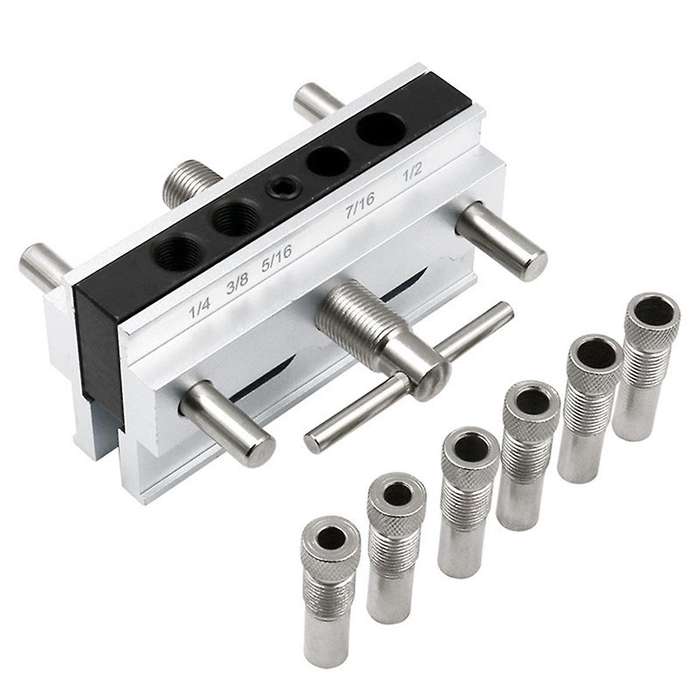 English Center Woodworking Punching Locator Set Woodworking Straight Hole Oblique Hole Locator with