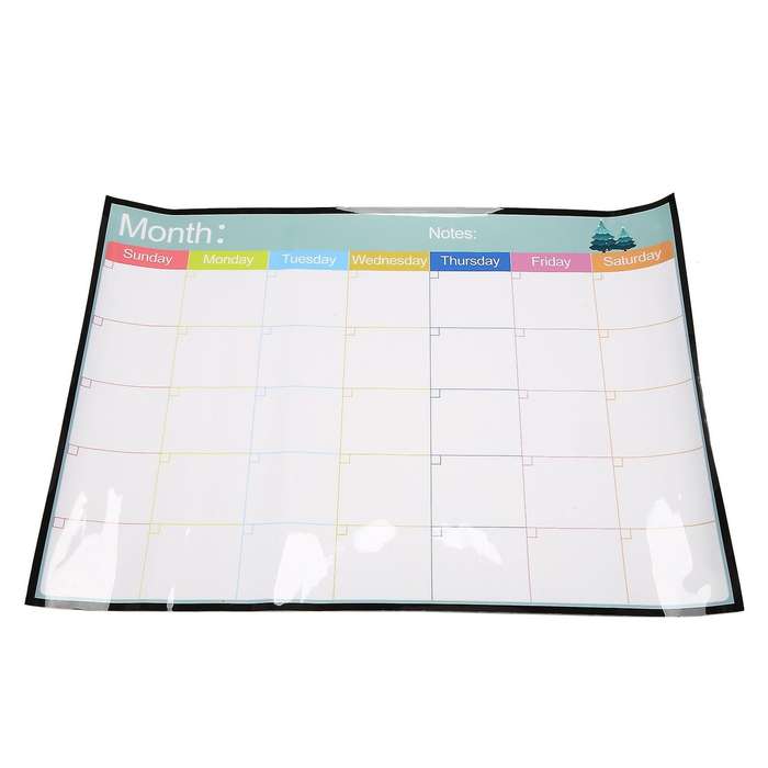 Erasable Magnetic Whiteboard Dry Erase Board Magnets Fridge Refrigerator To-do List Monthly Daily W