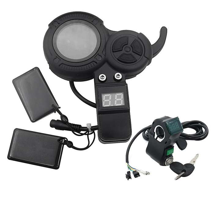 E-scooter Lcd Display Throttle+lgnition Lock Key with Cruise Nfc Card for Vsett 8 8+ 9 9+ for Zero 8