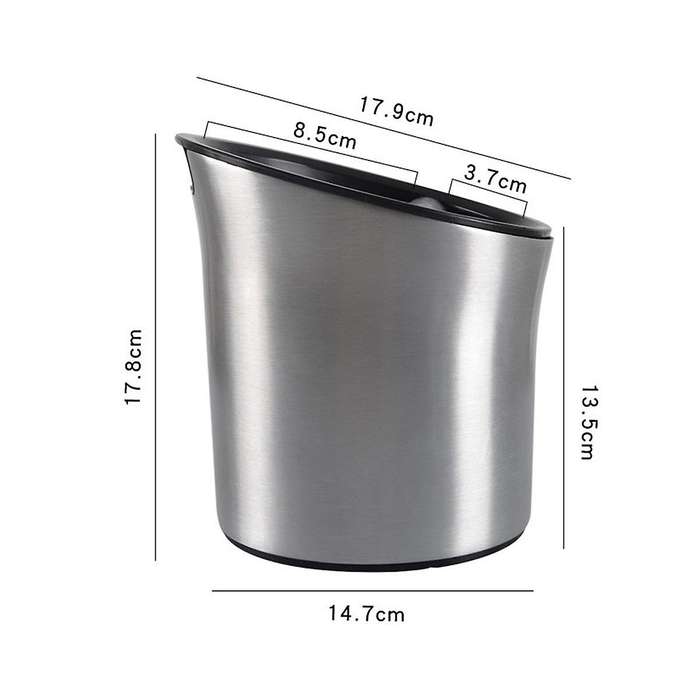 Espresso Knock Box Shock-absorbent Durable Barista Style Knock Box with Removable Knock Bar and Non