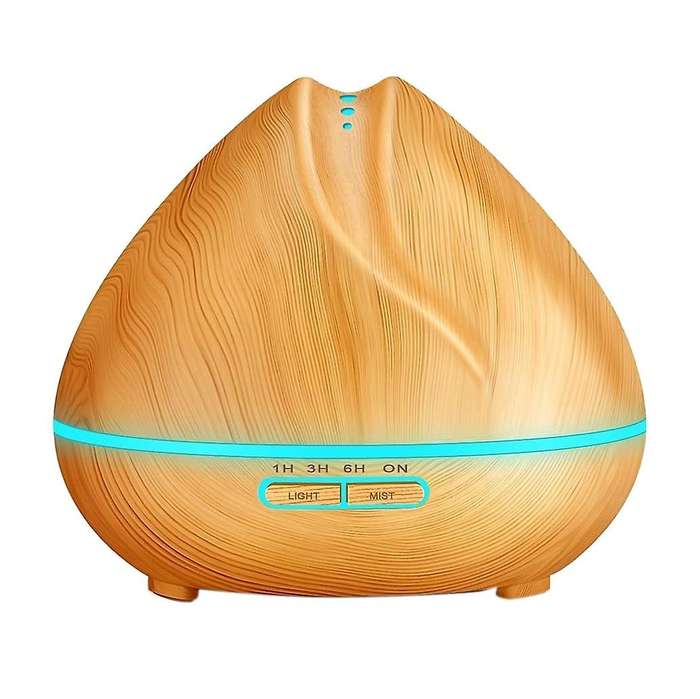 Essential Oil Diffuser Wood Grain Aroma Diffuser with Timer Cool Mist Humidifier for Home Bedroom wi