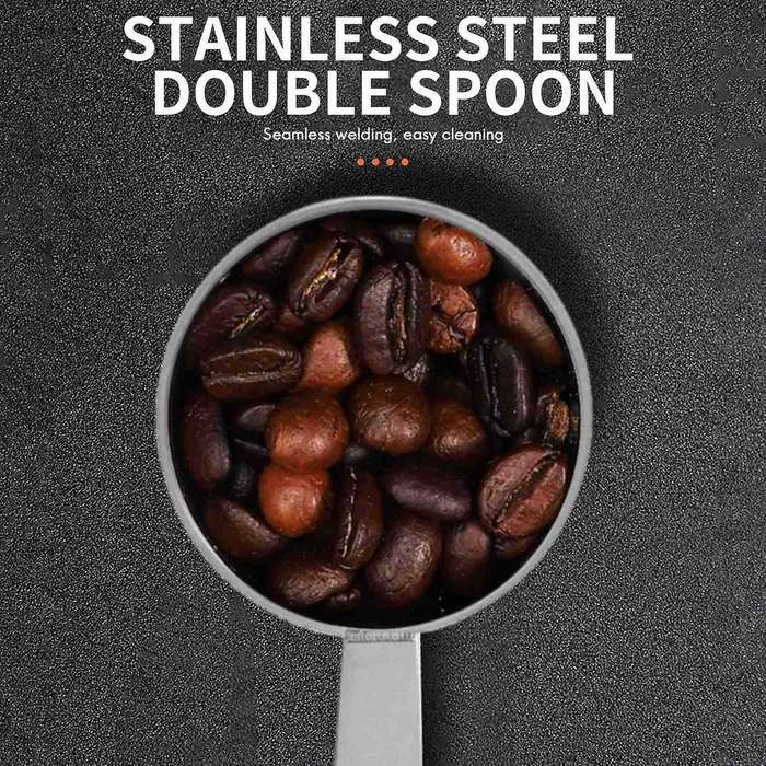 Espresso Stand Coffee Measure Tamper Spoon Stainless Steel Coffee & Tea Tools Measuring Tamping Scoo