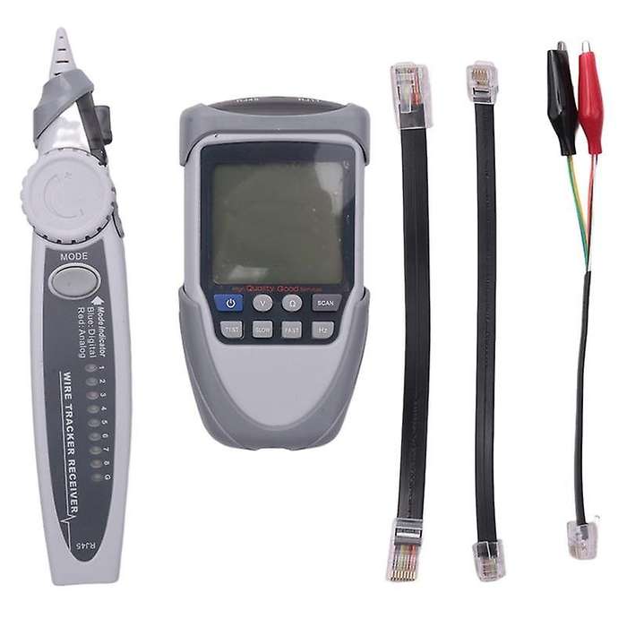 ET612 Handheld Multi-Function Network Cable Tester LCD Screen Display Digital Wire Trackers Voltage