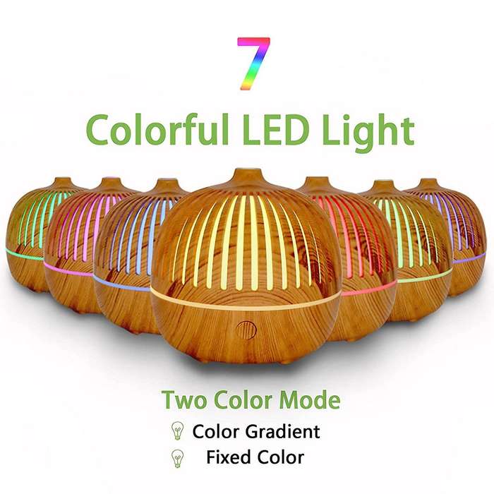 Essential Oil Diffusers,180Ml Aroma Diffsuer for Essential Oil Small Diffuser Humidifier 7Colorful L