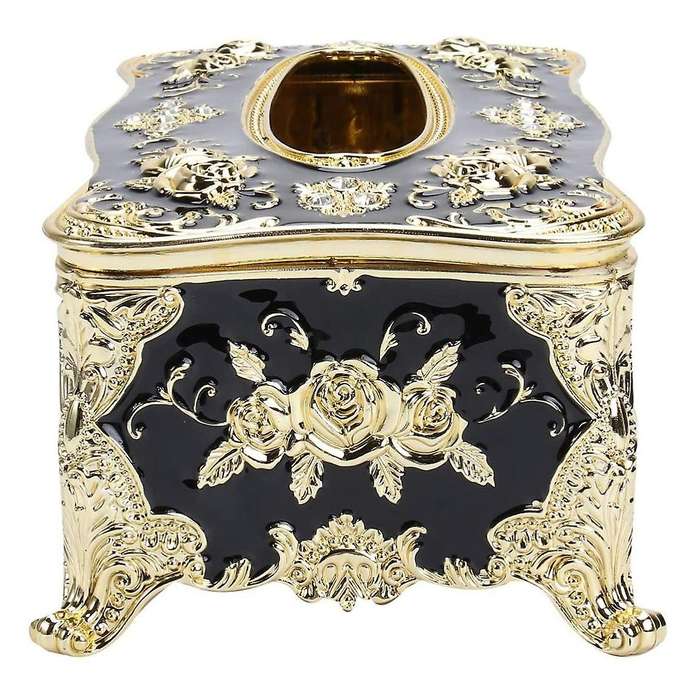 European Style Paper Box Living Room Household Tissue Box Dining Table KTV Napkin Box Home Storage