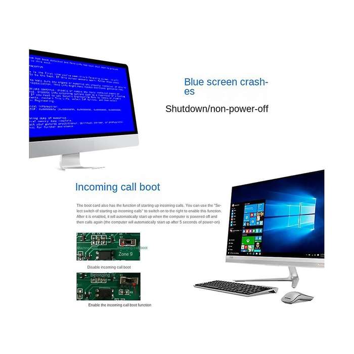 Ewelink Wifi Wireless Smart Switch Relay Module Pci-e Desktop Switch Card Restart Switch Turn On/of