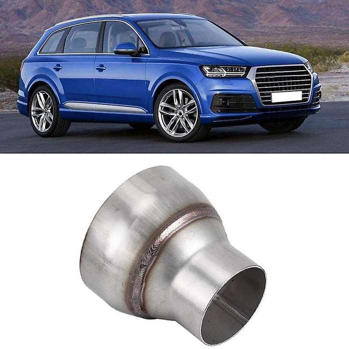 Exhaust Adapter Pipe,2.5-4 Inch Universal Stainless Steel Turbo Exhaust Reducer Adapter Joint Pipe