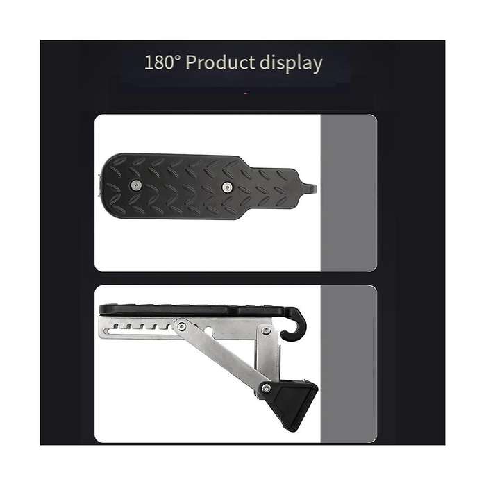 Extended Pedals Car Roof Rack Step Fit Door Latch Rooftop Up Hook Stand Pedals for Most Suv Pickup