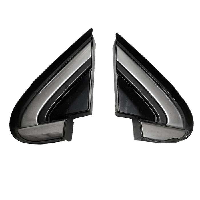Exterior Pillar Corner Garnish Side Rearview Mirror Triangle Plates Trim for -v 2007-2011 Car Acces