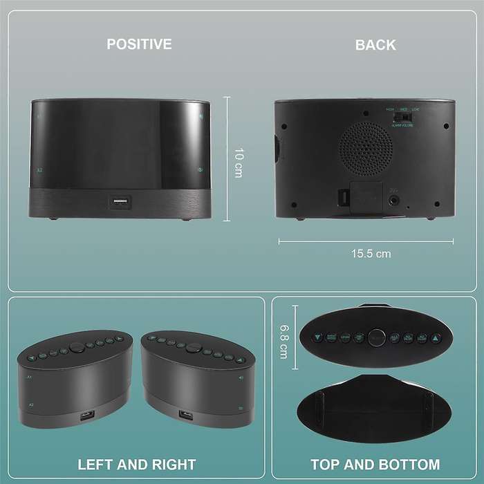 Extra Loud Alarm Clock with Wireless Bed Shaker,vibrating Dual Alarm Clock for Heavy Sleepers, Deaf