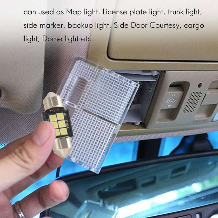 Extremely Bright 400 Lumens 3020 Chipset Canbus Error Free Led Bulbs Compatible Interior Car Lights