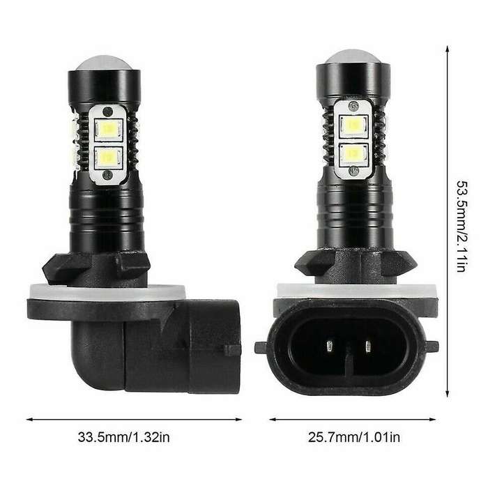 Extremely Bright High Power 881 881 886 889 LED Fog Light Bulbs for DRL or Fog Lights