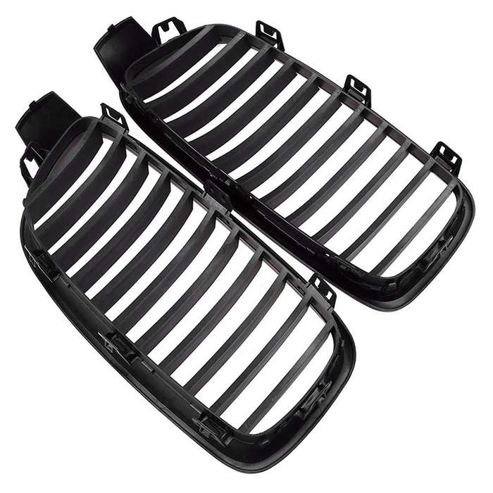 F30 , Front Hood Kidney Grille for  3 Series F30 F31 F35 2012-2018 (single Slat Black)