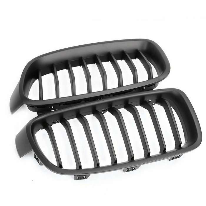 F30 , Front Hood Kidney Grille for  3 Series F30 F31 F35 2012-2018 (single Slat Black)