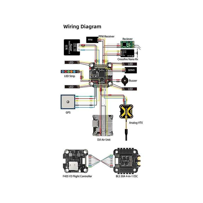 F405 V3 50a 30x30 Stack Esc Inav Betaflight Wireless Firmware Flasher Analyze, F405 V3