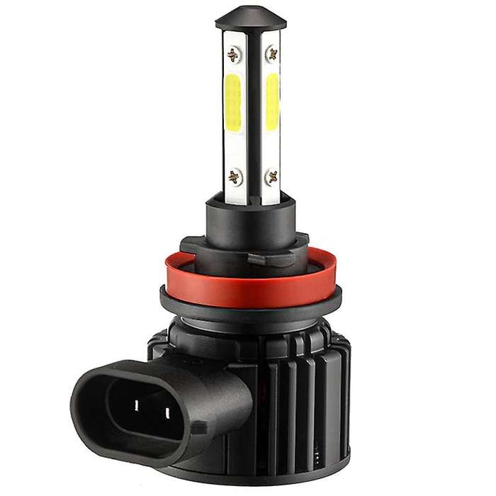 F8 4-Side Glow LED Car Headlight Automobile LED Lamp Upgrade Section Universal Car Headlight H8/H9/H