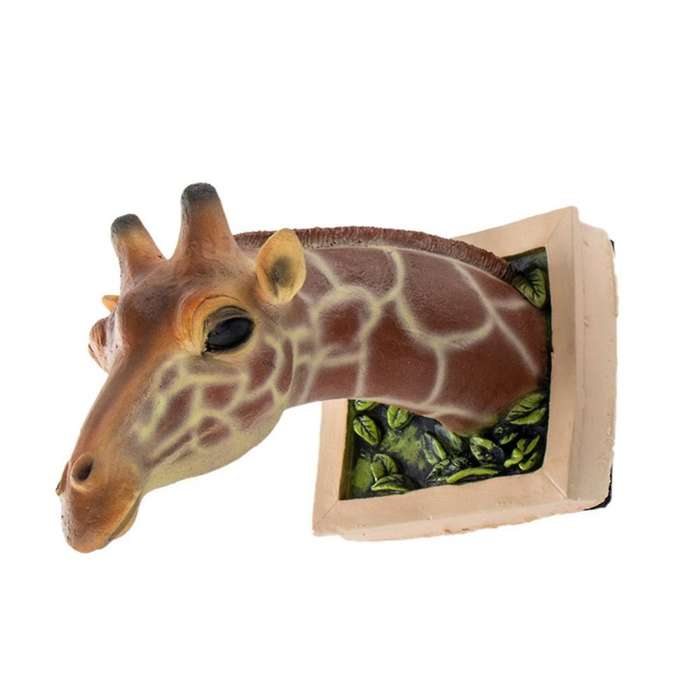 Fantast Costumes Giraffe Wall Mounted Foam Sculpture Hanging Animal Decor Bedroom Decoration Kid Gif