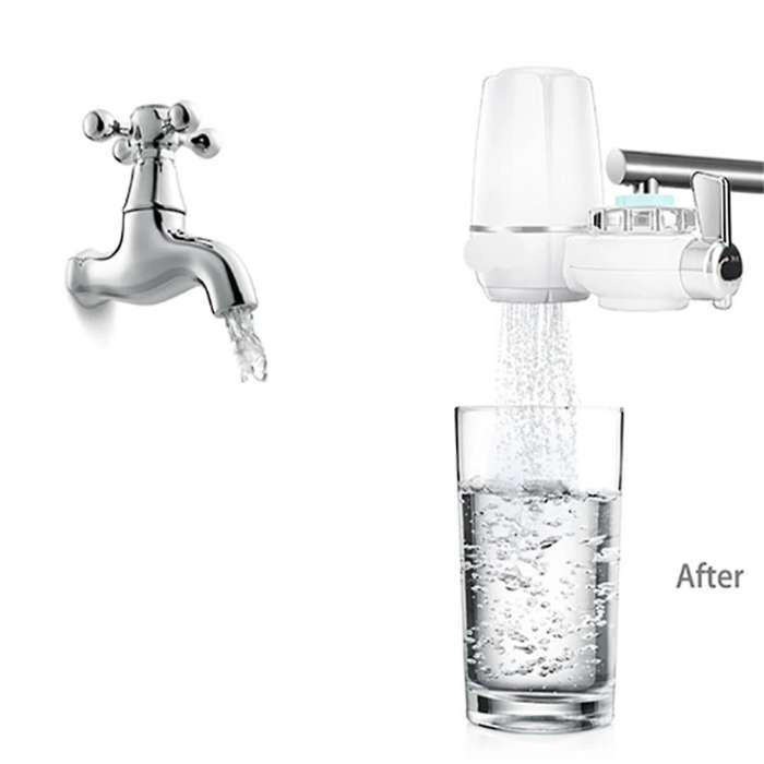 Faucet Tap Water Purifier Activated Carbon Water Filter Cartridges Replaceable Ultrafiltration Membr