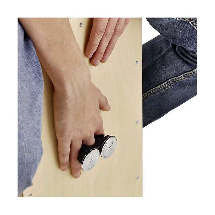 Finger BellsTambourine RattlesHand Rattles for Cajun Drums, African Drums, Drums and Other Percussio