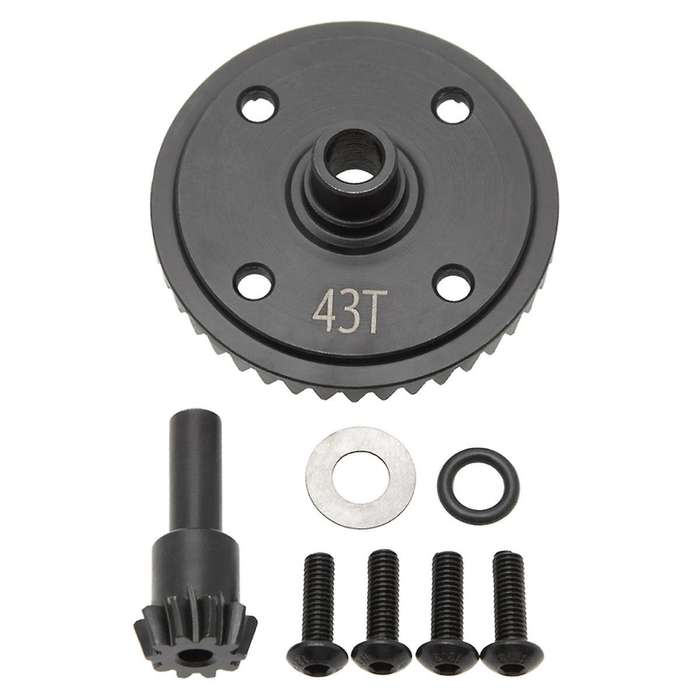 Fireteam Gearbox Bevel Gear 43T and Input Gear 10T for Arrma 1/8 Kraton 6s 1/7 Notorious Outcast 10