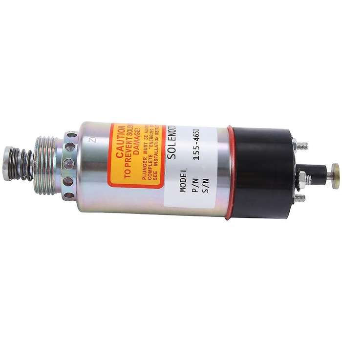 Fit for 155-4651 1554651 3126 Fuel Shut Off 12 Volt Solenoid Valve