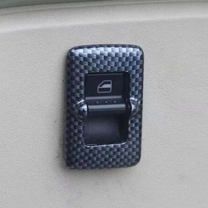 Fit for 2003-2010 3PCS ABS Car Door Trim Panel Pull Handle Window Switch Button Frame Styling Cover