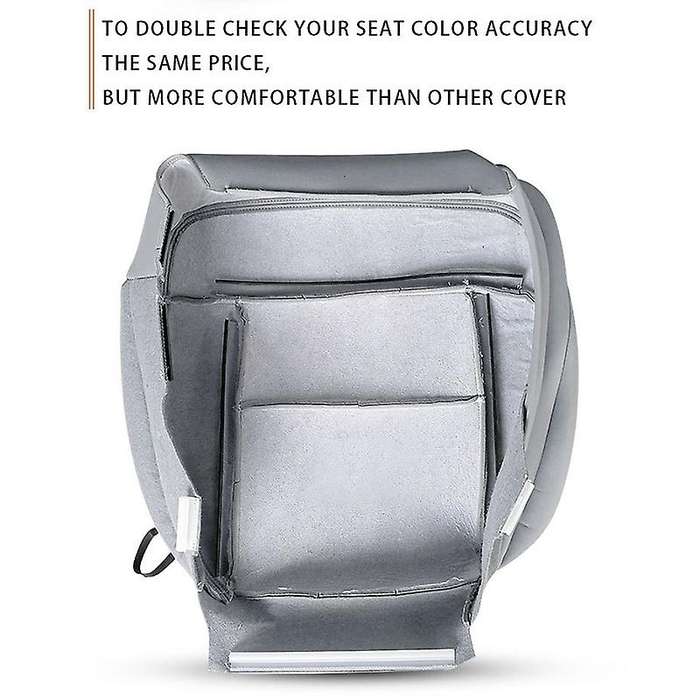 Fit for 2004-2008 Replacement Driver Side Bottom Leather Seat Cover Cushion Cover Black