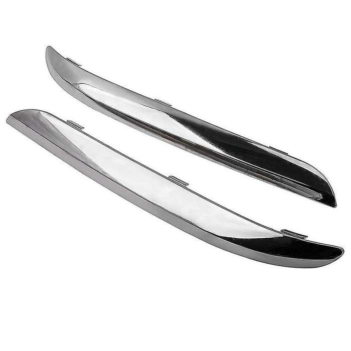 Fit for 2011-2014 300 Front Bumper Molding Chrome Trim Set LH & RH