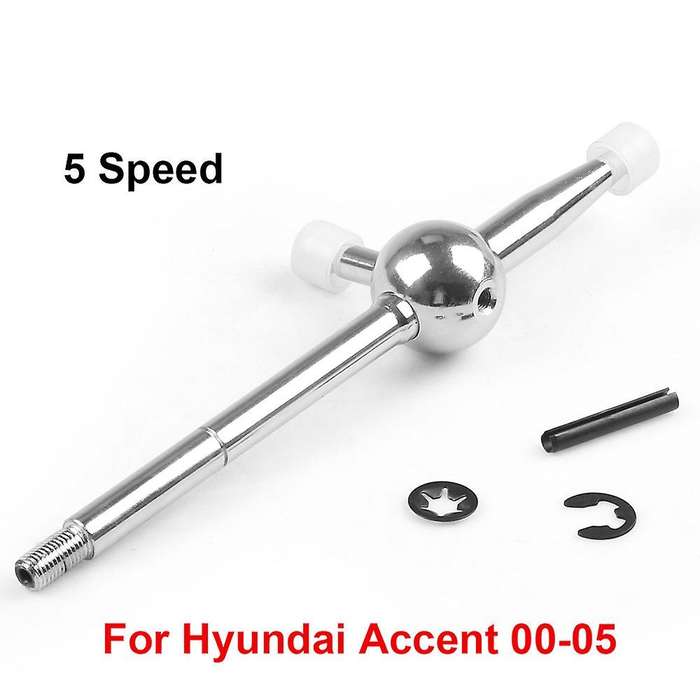 Fit for Accent 00-05 5-Speed Manual/Standard Chrome Short Shifter Manual