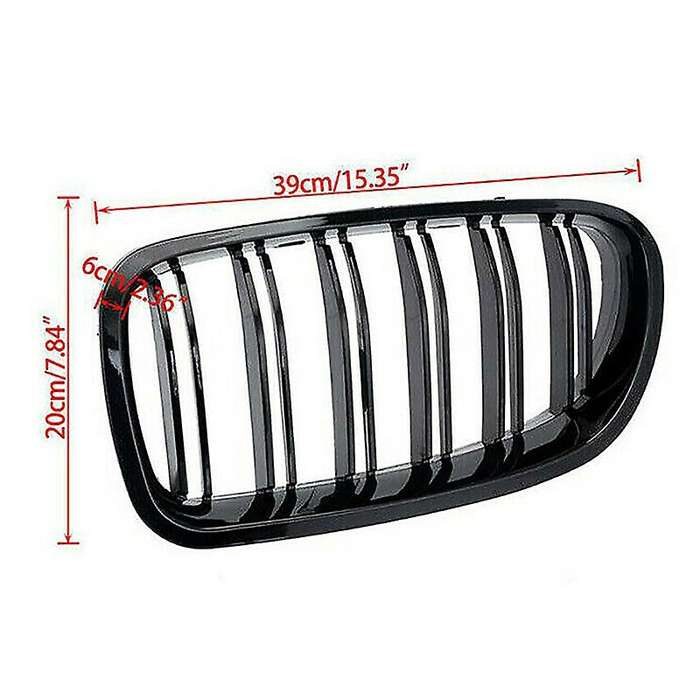 Fit for 5 Series F10 F11 F18 Glossy Black Front Grille Grill Kidney 528I 2010-2016