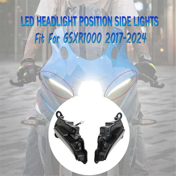 Fit for GSXR1000 GSXR 1000 2017 - 2023 Car LED Front Headlight Fog Decorative Side Light L7 L8 L9 L
