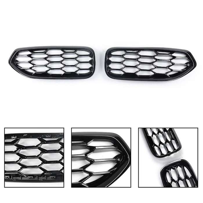 Fits for G29 Z4 2019-2023 Car Honeycomb Style Gloss Black Front Kidney Grill Grille